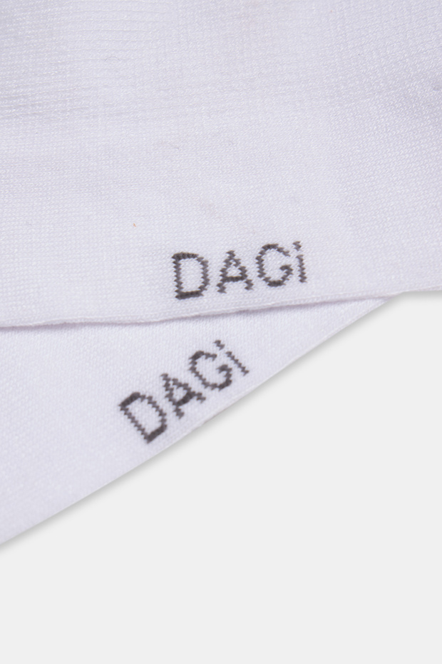 Beyaz Bambu Patik Erkek Çorap - 2