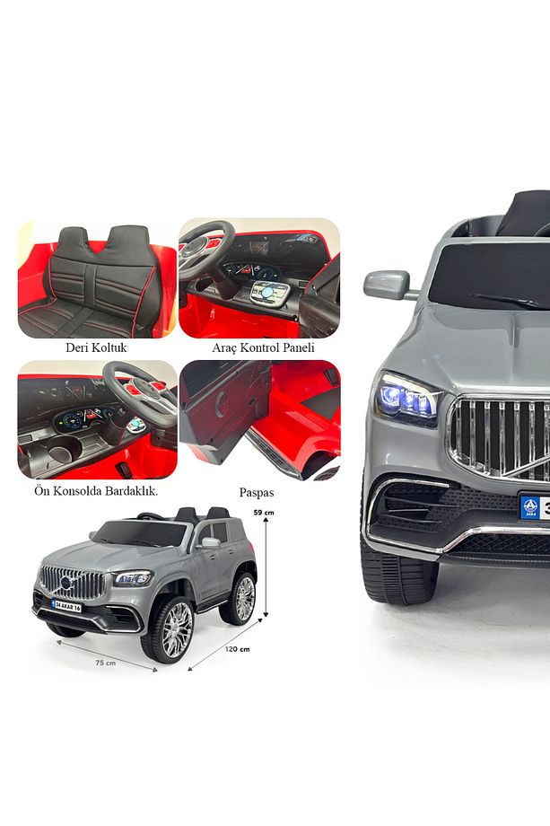 Kumandalı 4X2 12 VOLT Akülü Araba CEP TEL KONTROLLÜ - 7
