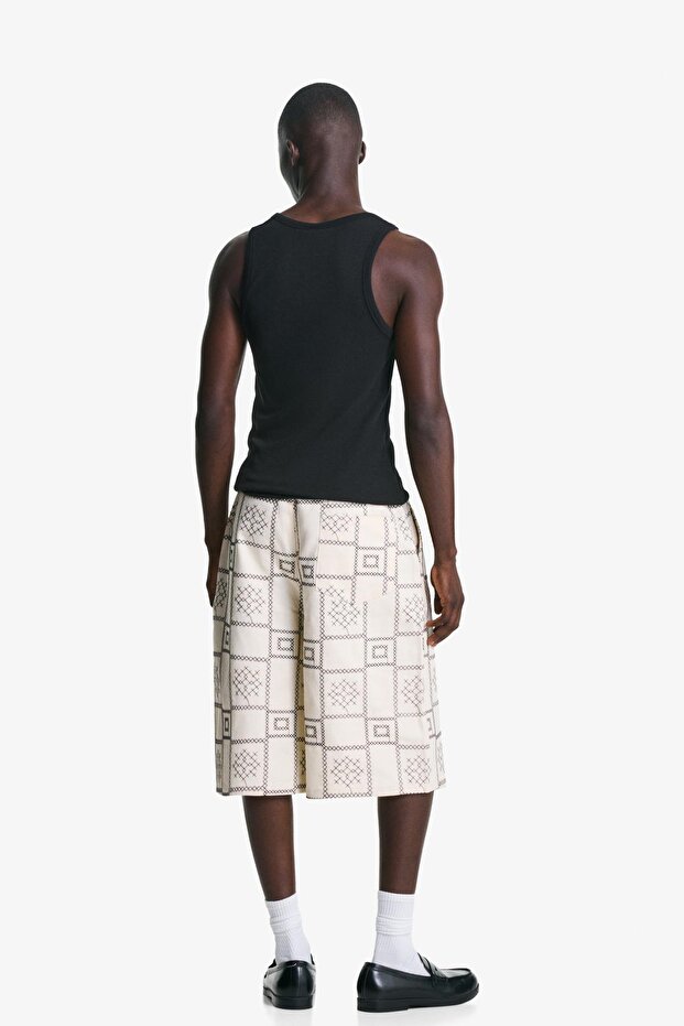 Baggy fit bermuda - 3