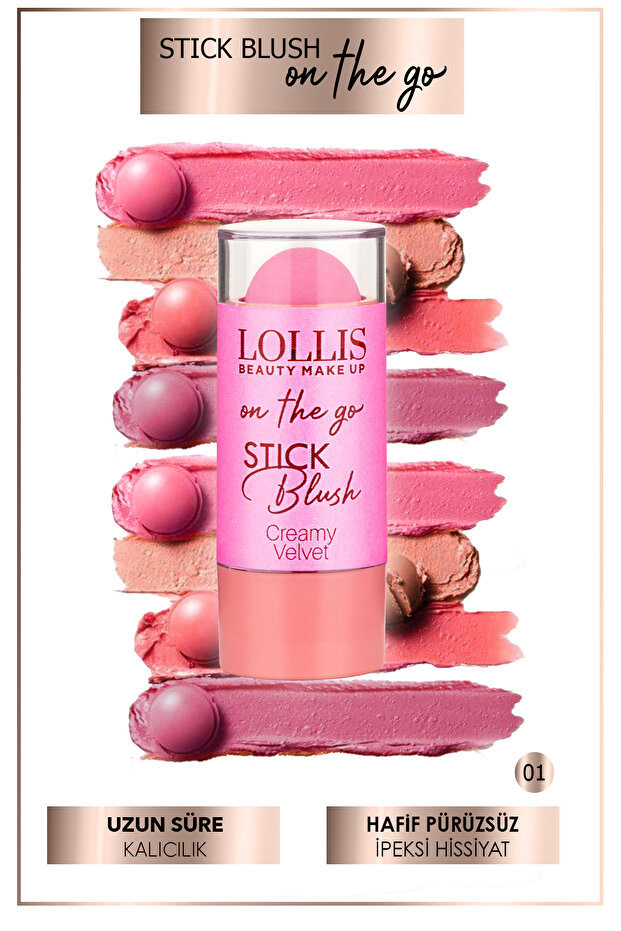 Stick Blush 01 / Stick Allık 01 / Allık Çubuğu 01 - 8