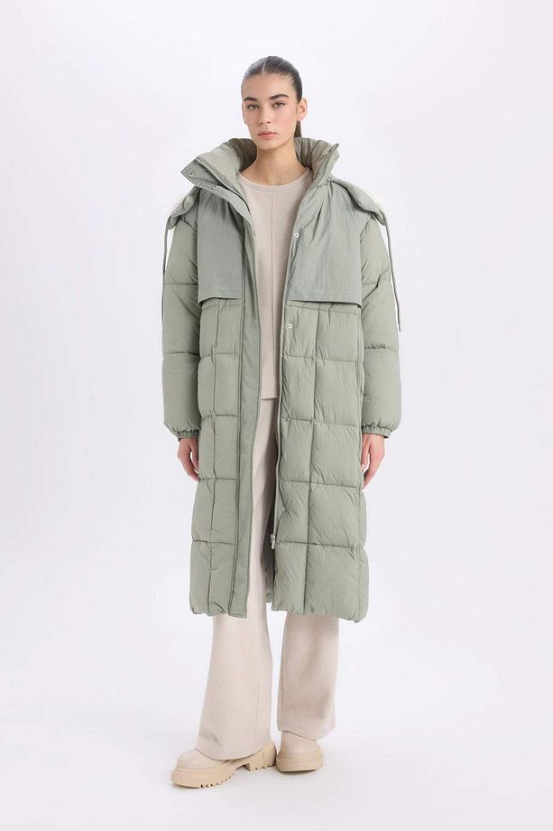 Regular Fit Kapüşonlu Parka C9773AX24WN - 6