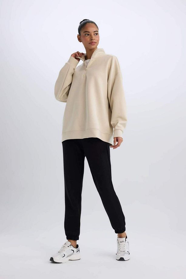 DeFactoFit Standart Fit Uzun İnce Jogger Eşofman Altı Cepli Beli Paçası Lastikli E3546AX24WN - 2