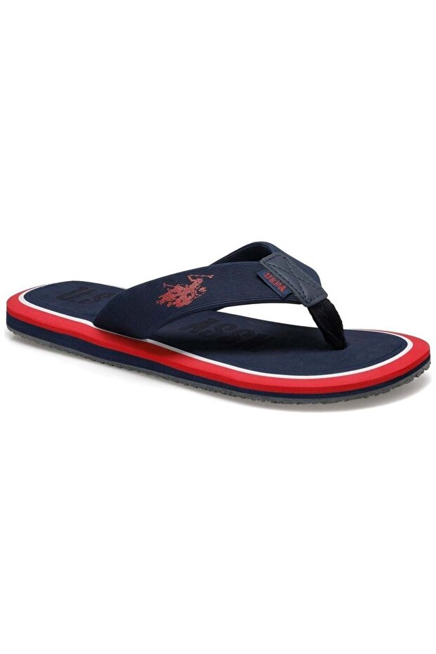 U.S. Polo.Assn Vitus Men's Navy Blue Flip Flops