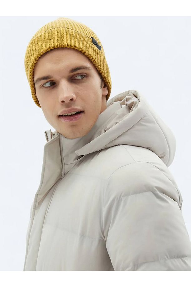 Taş Regular Fit Casual Dokuma Mont - 5