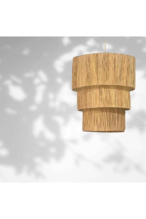 Myko Rafya Hasır Sarkıt Avize - 9