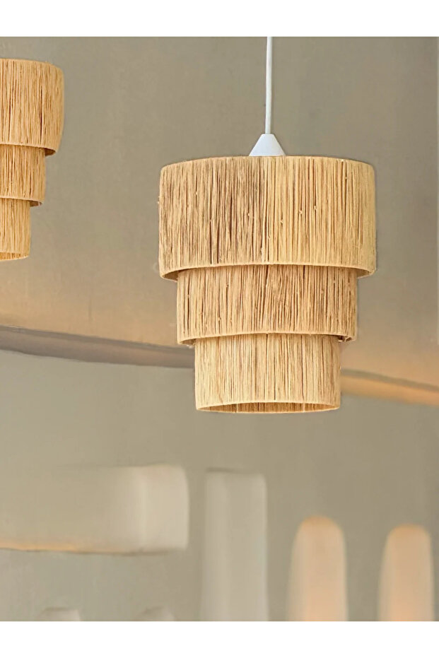 Myko Rafya Hasır Sarkıt Avize - 1