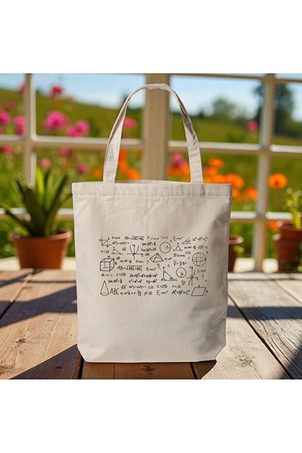 Mathematical Formulas - Special Design Cloth Bag, Shoulder and Hand Bag, 35x40cm