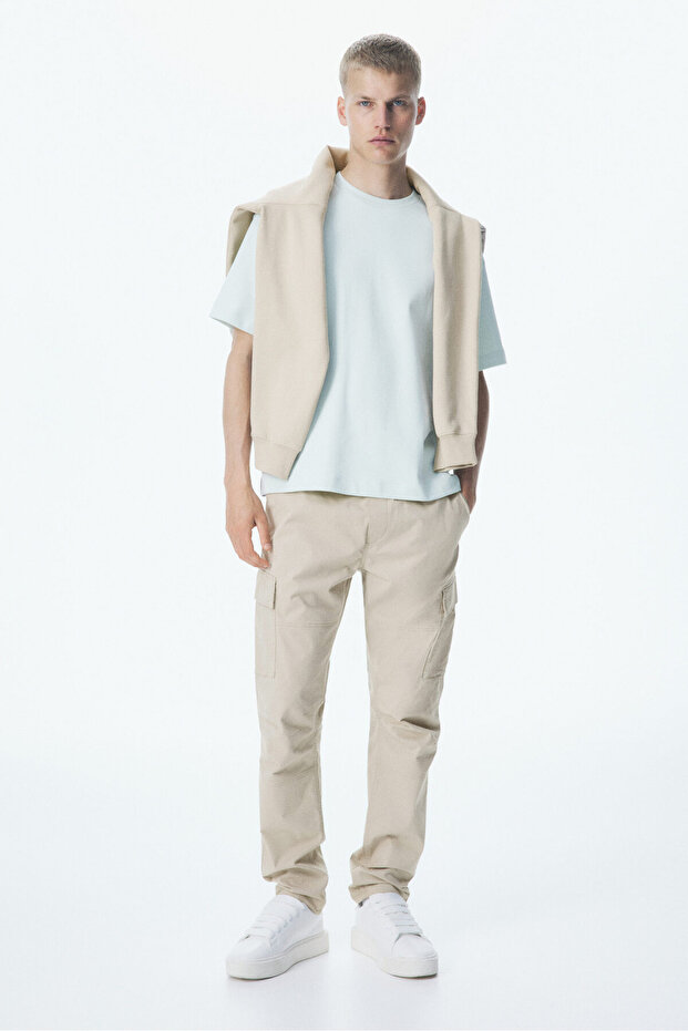 Kargo Pantolon Slim Fit - 1