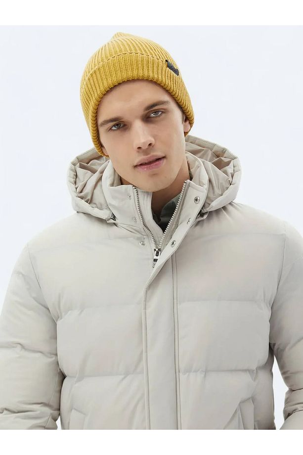 Taş Regular Fit Casual Dokuma Mont - 4