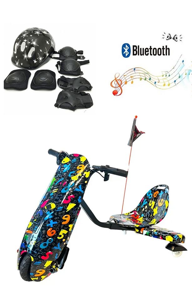 Smart Store Drift Car Elektrikli Kaykay Bluetooth Dirift Kar Hoverboard Scooter Koruma Ekipmanı D08 - 1