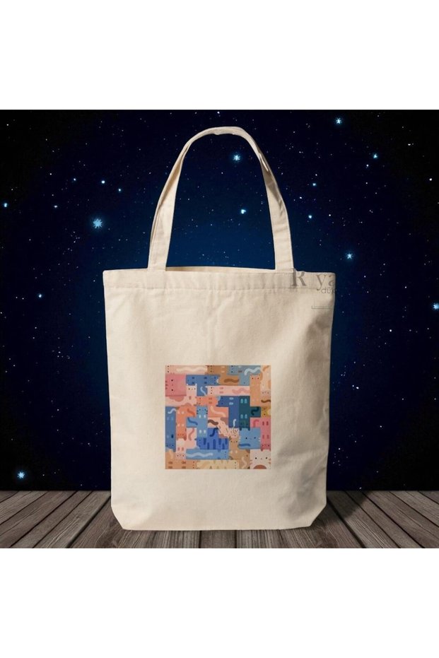 Cats - Printed Cloth Shoulder Bag (35X40 cm)