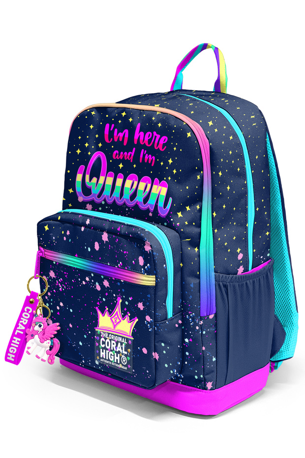 Multicolored School Backpack 23635 - 3