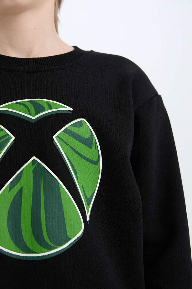 Erkek Çocuk Xbox Bisiklet Yaka Sweatshirt D6744A824WN - 5