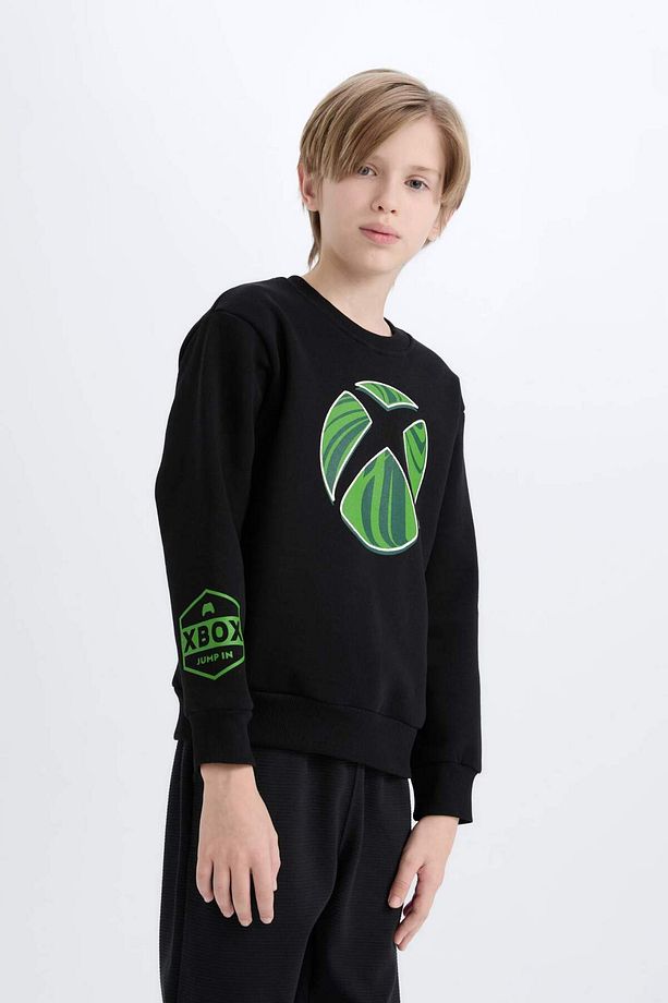 Erkek Çocuk Xbox Bisiklet Yaka Sweatshirt D6744A824WN - 4