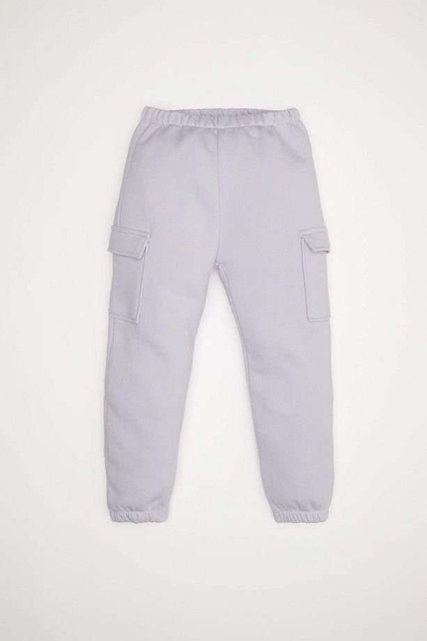 Kız Bebek 2'li Takım Baskılı Sweatshirt Beli Lastikli Jogger Eşofman Altı D6206A5NS - 2