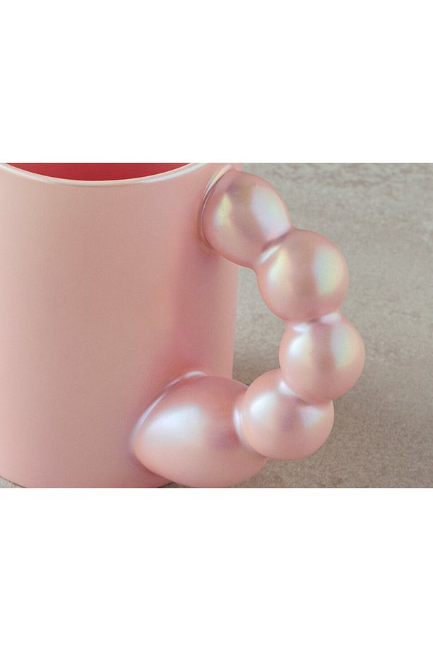Balloons New Bone China Kupa 480 Ml Pembe - 3