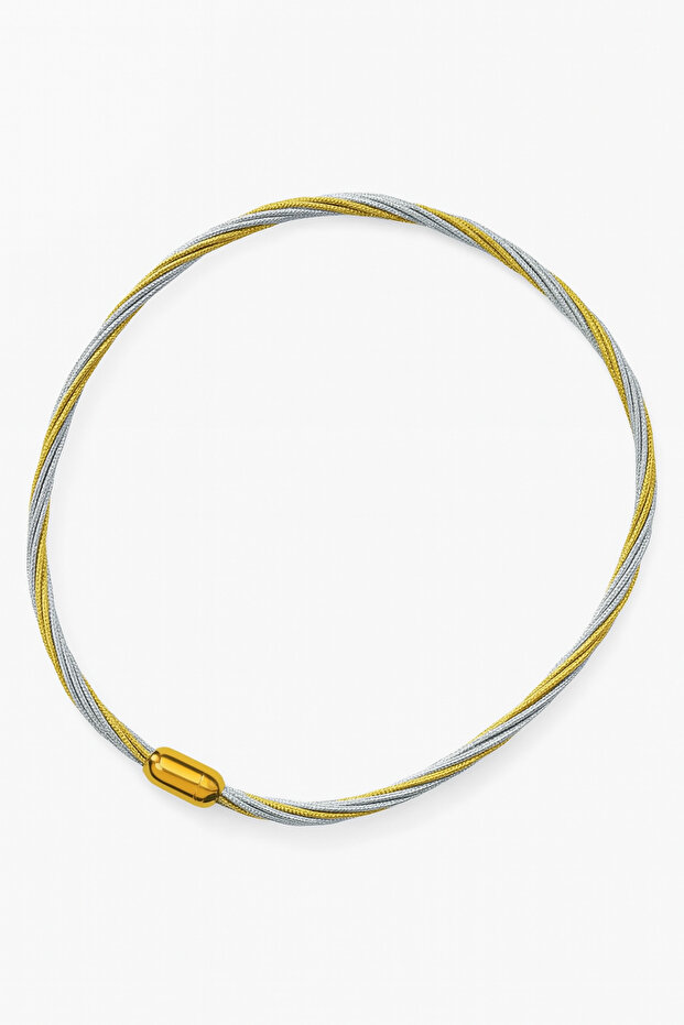 Çelik Mıknatıslı İp Kolye - 2