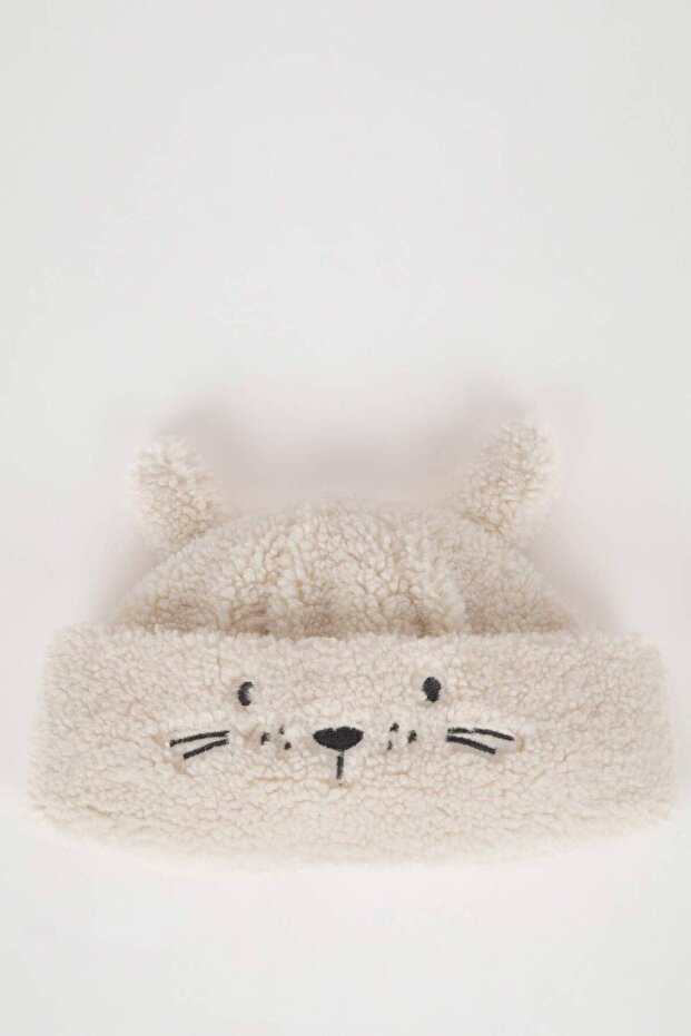 Kız Bebek 3D Triko Bere C8162A524WN - 1