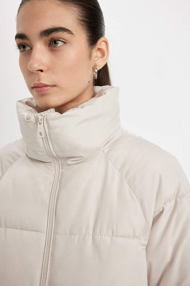 Su Geçirmez Regular Fit Kapüşonlu Mont - 5