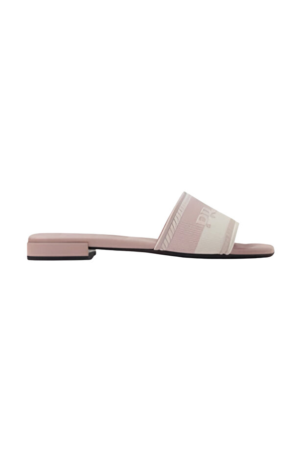 Logo Flat Slide Sandals - 2