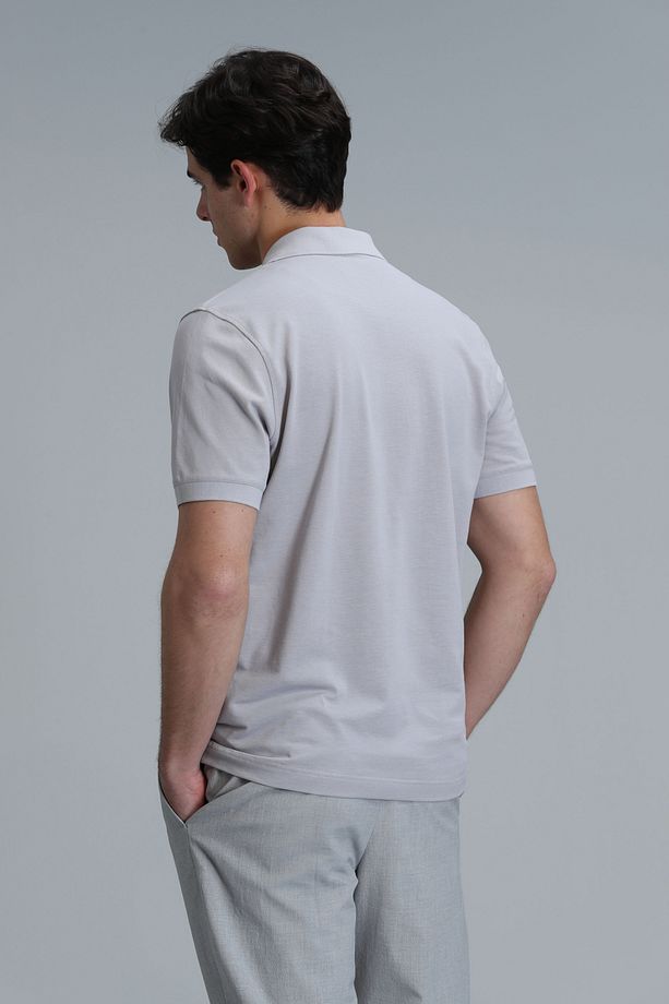 Crystal Smart Erkek Polo Tişört Gri - 6