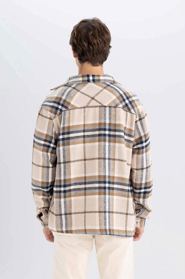 Relax Fit Oduncu Flanel Uzun Kollu Gömlek A7045AX24AU - 6