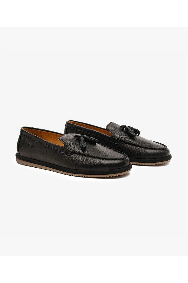 Erkek Siyah Hakiki Deri Loafer Ayakkabı 5Y1LA18330 - 3