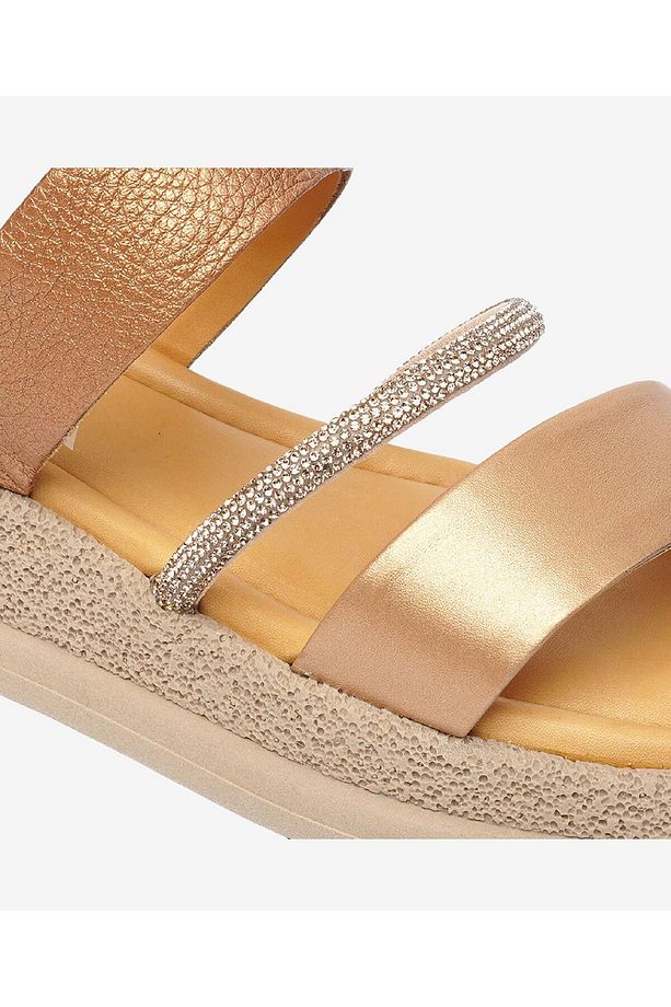 Kadın Bakır Hakiki Deri Sandalet 4Y2CS33440 - 5
