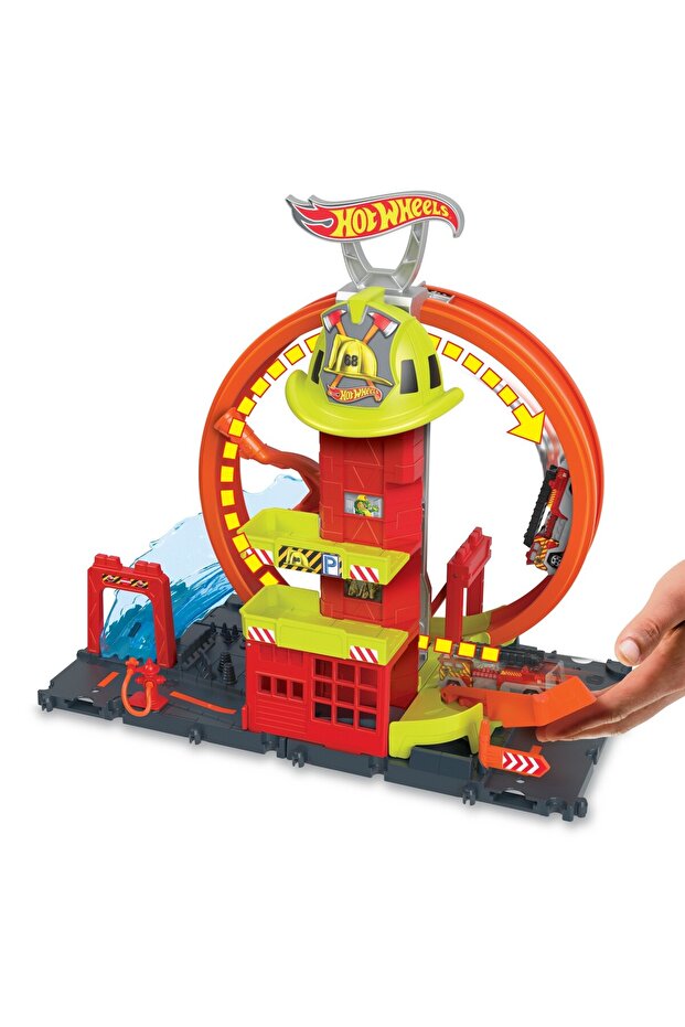 HOT WHEELS STATIA DE POMPIERI SUPER LOOP - 5