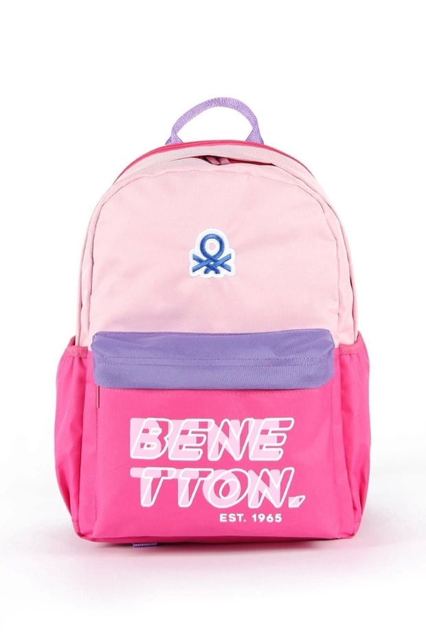 Benetton School Bag Double Compartment Backpack 03843