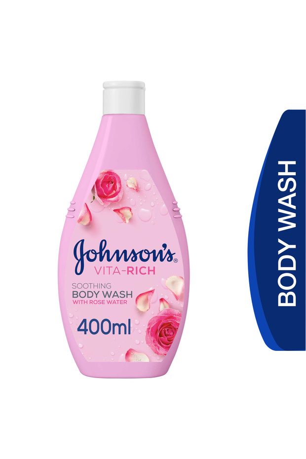 Johnson's Body Wash Vita-Rich Soothing 400 ml Nourishes & Revives Skin with Natural Extracts
