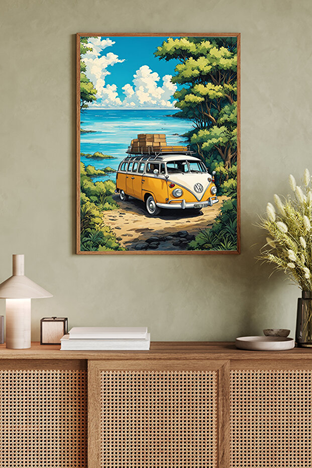 One Piece Wooden Framed Decorative Painting Tk0800