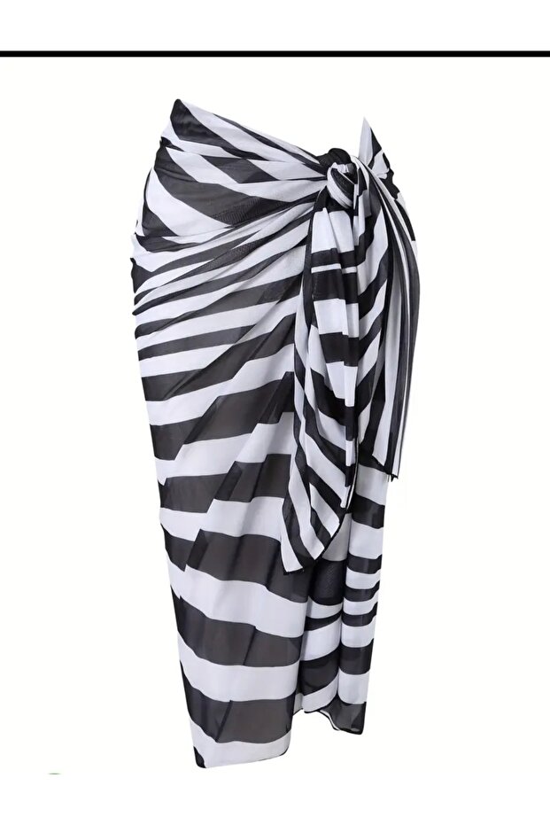 Zebra Pattern Pareo - 3