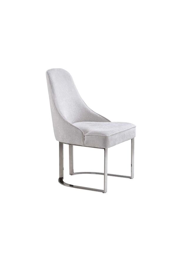 طقم طعام ديفيبار ١+٨ - بني/فضي - 8