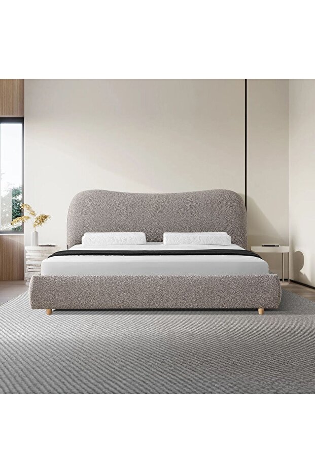 Eternal 150x200 Queen Bed - Grey Mélange L223xW170xH103cm