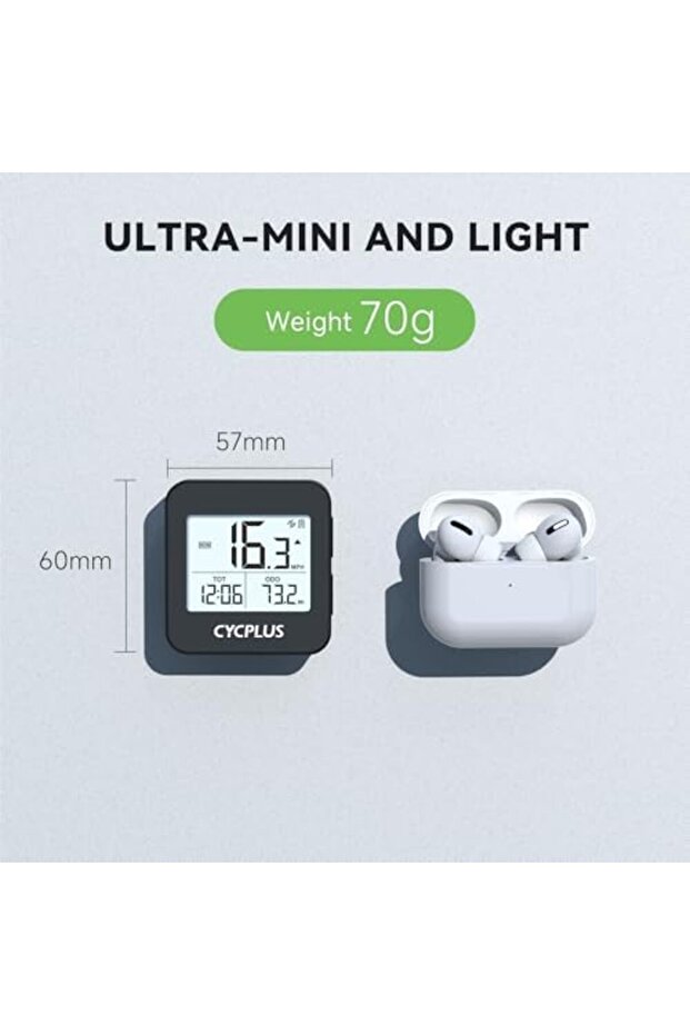 كمبيوتر دراجة لاسلكي مزود بنظام تحديد المواقع العالمي (GPS) - كمبيوتر ركوب الدراجات مزود بعداد سرعة ومسافة وإضاءة خلفية أوتوماتيكية - 6