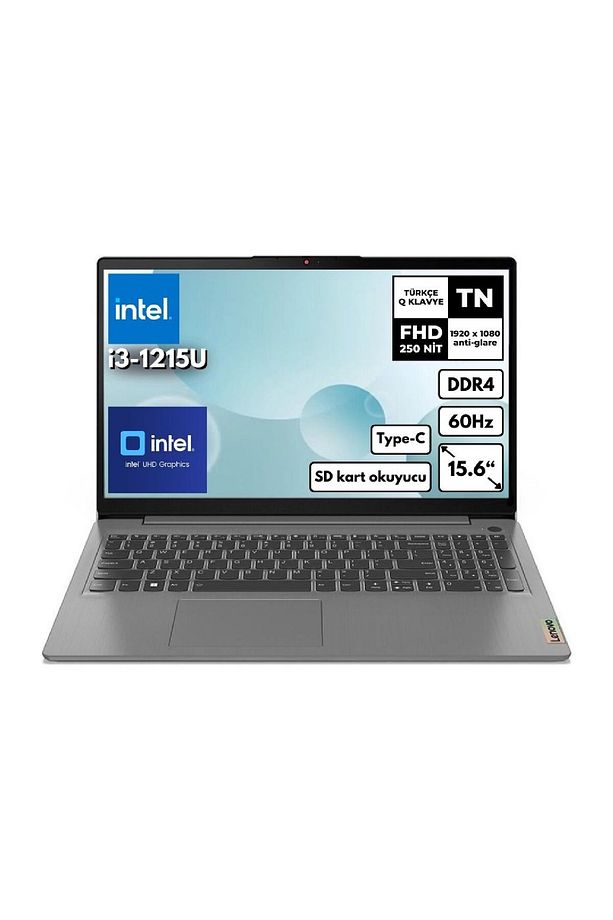 IdeaPad 3 15IAU7 Intel Core i3-1215U 8GB 256GB SSD 15.6" Windows 11 - Outlet - 1