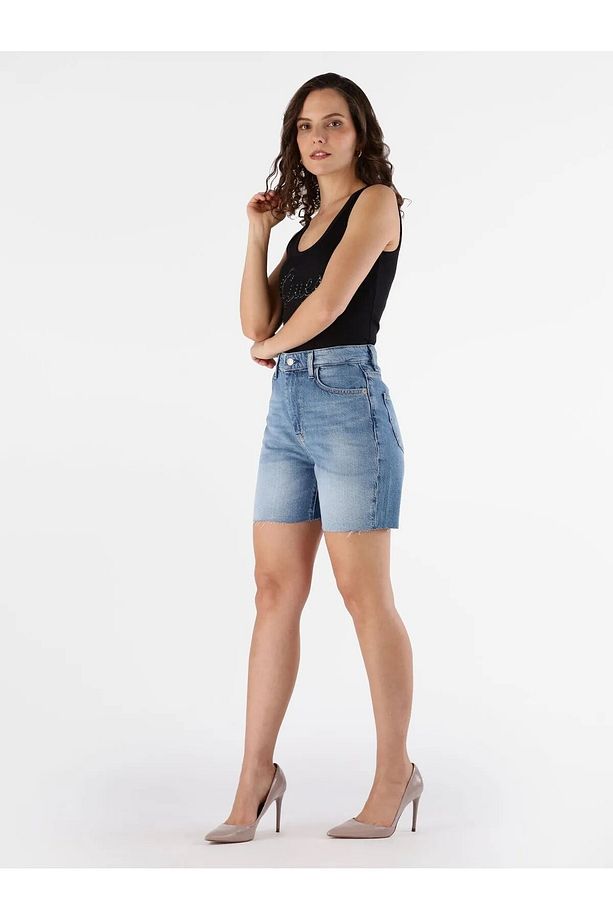 Nakış İşlemeli Logolu Kolsuz Üst T-Shirt W5YP00KCXJ2 - 4