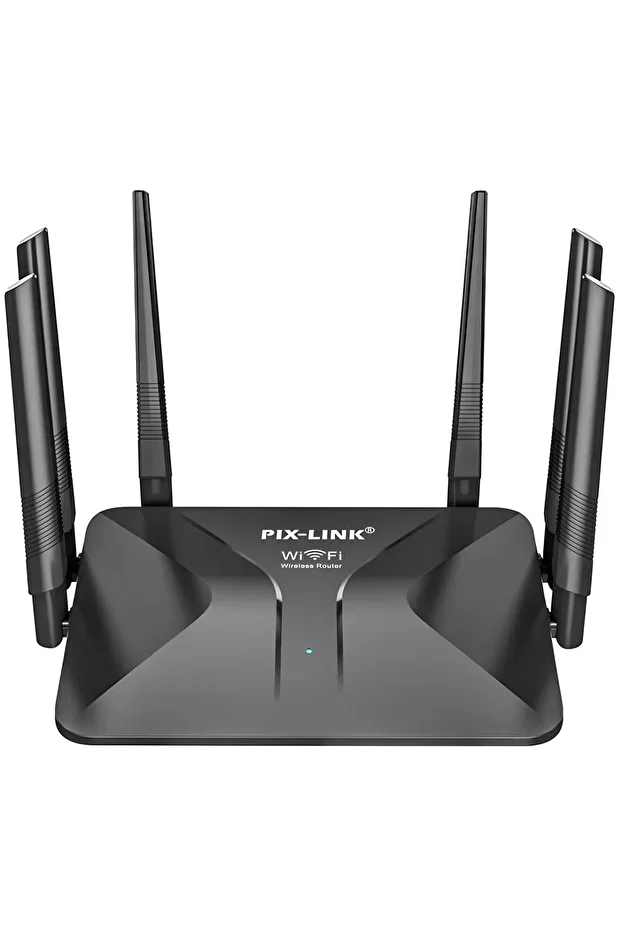 PiX-LiNK LV-WR50Q 300Mbps 6 Anten Wireless-N Wireless Internet Ap Home WiFi Router - 1