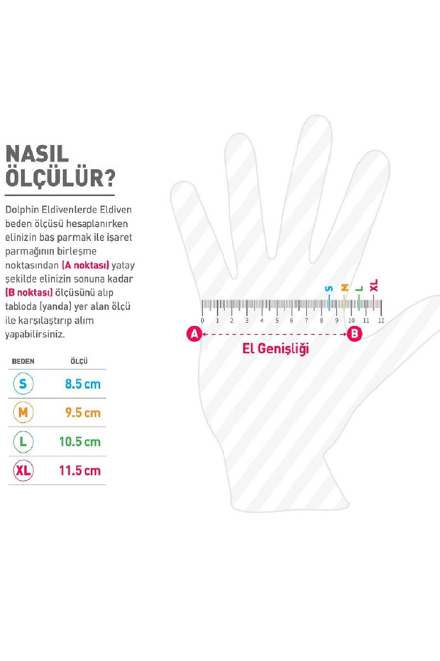 Ekstra Kalın Siyah Nitril Eldiven L Beden - 4