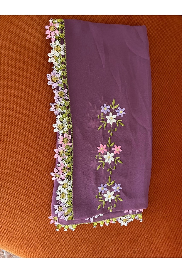 İğne oyalı el işi namaz örtüsü - 1