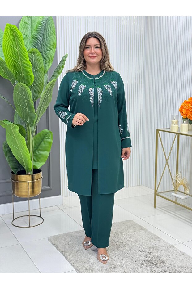 Stone Printed Tunic Set - 1