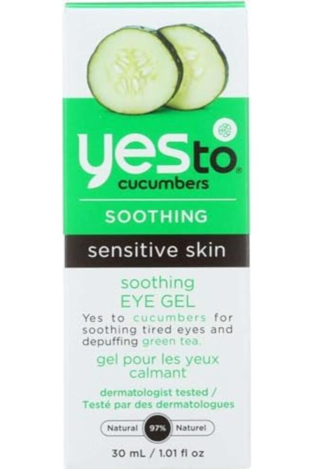 Yes to Cucumbers Soothing Eye Gel, Sensitive Skin - 30ml