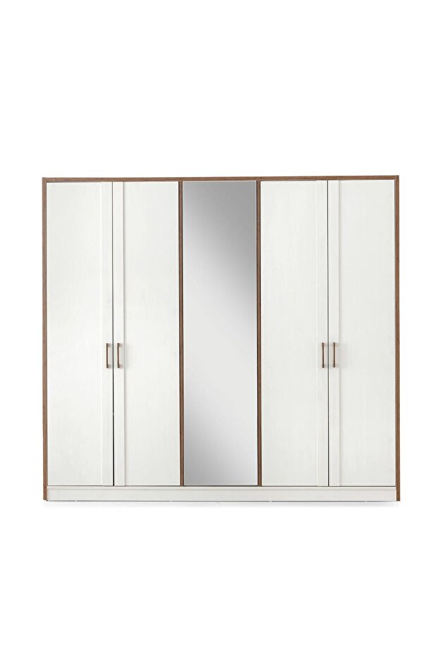 Gordion 5 Door Wardrobe L243xW60xH220cm