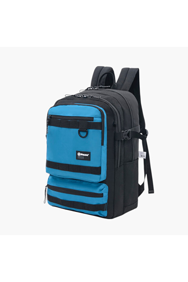 حقيبة ظهر مدرسية بألوان متعددة مع أحزمة كتف قابلة للتعديل - 12×21 سم - 2