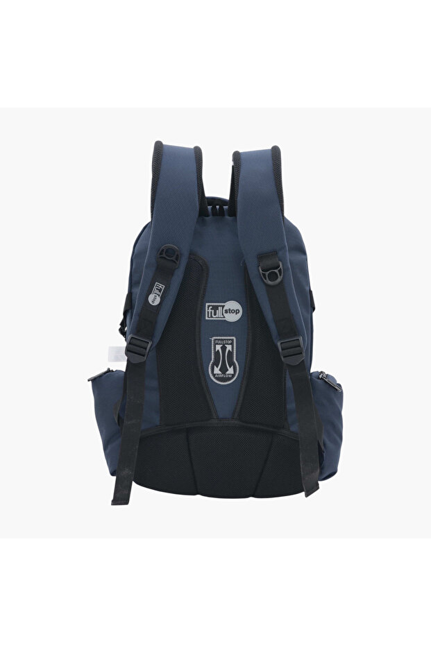 حقيبة ظهر متينة بأحزمة قابلة للتعديل وسحاب للإغلاق - 6×12×21 سم - 3