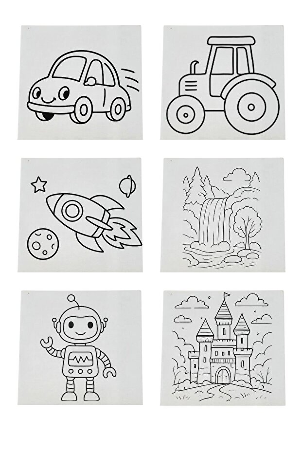 ERKEK ÇOCUK ŞÖVALELİ BOYAMA SETİ - 5