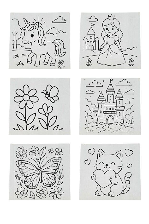 KIZ ÇOCUK ŞÖVALELİ BOYAMA SETİ - 3