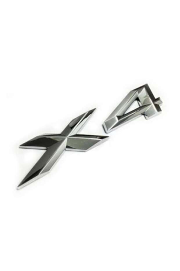 BMW X4 trunk emblem, chrome