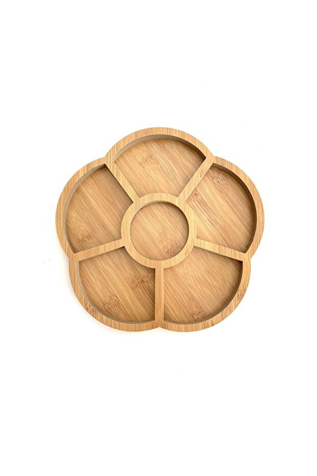 Serving platter with 6 compartments - 2